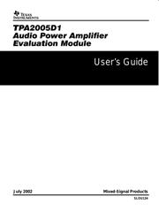 TPA2005D1DGNR 数据规格书 1