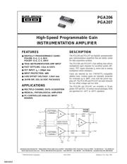 PGA207UAG4 数据规格书 1