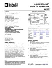 AD7667ACP 数据规格书 1