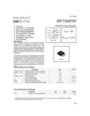 IRF7506TRPBF 数据规格书 1