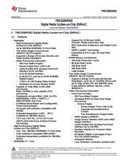 TMS320DM365 数据规格书 1