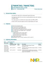 74AHCT541PW datasheet.datasheet_page 2