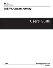MSP430F1101A 数据规格书 1