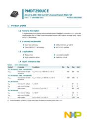 PMDT290UCE 数据规格书 1