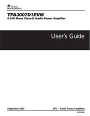 TPA2038D1YFFEVM datasheet.datasheet_page 1