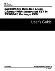 BQ24005PWPRG4 datasheet.datasheet_page 1