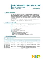 74HCT245PW datasheet.datasheet_page 2