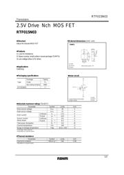 RTF015N03 数据规格书 1