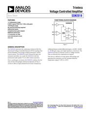 SSM2018 datasheet.datasheet_page 1