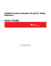 AFE8405SEK 数据规格书 1