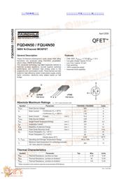 FQD4N50 datasheet.datasheet_page 1