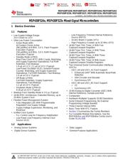 MSP430F5244 datasheet.datasheet_page 1