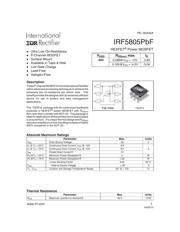 IRF5805PBF datasheet.datasheet_page 1