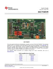 DAC7716EVM 数据规格书 1
