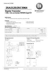 2SA2125-TD-H 数据规格书 1