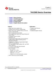 TAS2505TRGERQ1 数据规格书 2