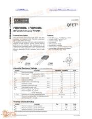 FQB9N08L 数据规格书 1