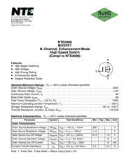 NTE2906 数据规格书 1
