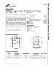 LMH6704MA datasheet.datasheet_page 1