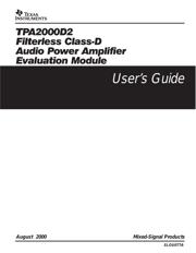 TPA2000D2PWP datasheet.datasheet_page 1