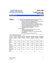 EP20K200BC356-1XV datasheet.datasheet_page 1