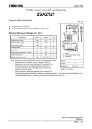 2SA2121 datasheet.datasheet_page 1