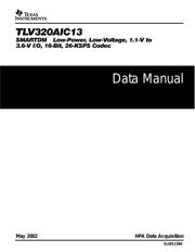 TLV320AIC13CDBTG4 数据规格书 2
