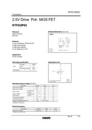RTF010P02 数据规格书 1