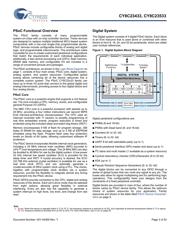 CY8C23433-24PVXI datasheet.datasheet_page 3