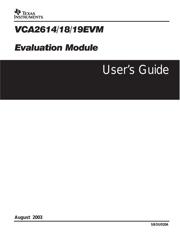 VCA2619EVM 数据规格书 1