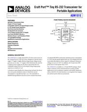 ADM101E 数据规格书 1