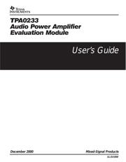 TPA0233EVM datasheet.datasheet_page 1