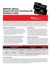 MSP430FG438IZCAR 数据规格书 1
