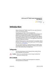 Z8F64200100KIT datasheet.datasheet_page 4