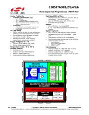 C8051T601-GMR datasheet.datasheet_page 1