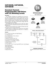 CAT4004AHU2-GT3 数据规格书 1