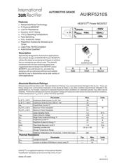 AUIRF5210STRR datasheet.datasheet_page 1