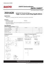 2SD1628F-TD-E 数据规格书 1