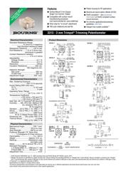 3313X-1-503E 数据规格书 1