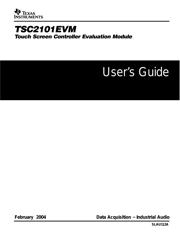 TSC2101EVM datasheet.datasheet_page 1