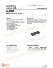 KA3012D datasheet.datasheet_page 1