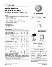 NTB52N10T4G datasheet.datasheet_page 1