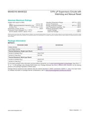 MAX6316LUK29BX+T datasheet.datasheet_page 2