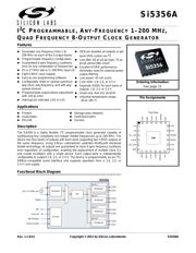 SI5356-EVB 数据规格书 1