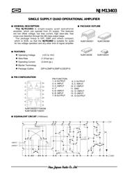 NJM13403 数据规格书 1
