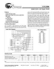 CY7C1399B-12VXCT 数据规格书 1