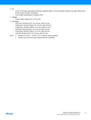 ATSAME70Q21B-CN 数据规格书 3