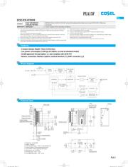 Pla F Datasheet Pdf Cosel Aipcba