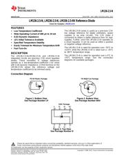 LM336BZ-2.5/NOPB 数据规格书 1
