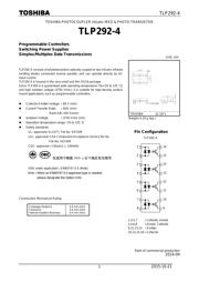 TLP281-4(GB-TP,F) 数据规格书 1